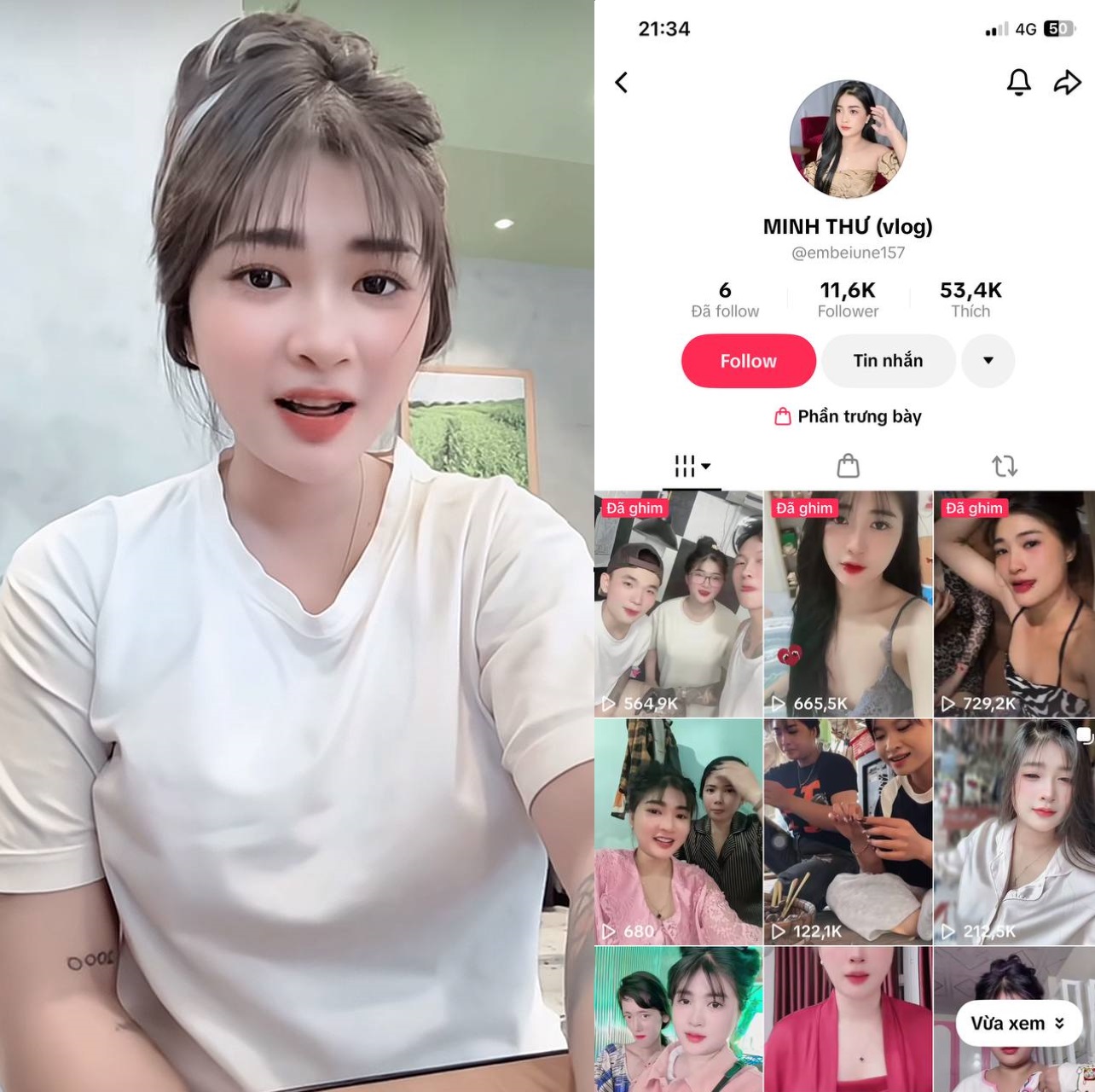 Clip Baru Idol Minh Thư 2026